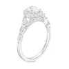 Thumbnail Image 3 of Celebration Infinite™ 1-1/2 CT. T.W. Certified Oval Diamond Frame Split Shank Engagement Ring in 14K White Gold (I/SI2)