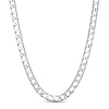 4.9mm Diamond-Cut Curb Chain Necklace in Solid Sterling Silver - 22"