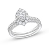 Thumbnail Image 1 of 1 CT. T.W. Marquise-Cut Diamond Double Frame Bridal Set in 14K White Gold (I/I2)