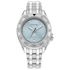 Thumbnail Image 0 of Ladies’ Citizen Eco-Drive® Sport Luxury Diamond Accent Watch with Light Blue Dial (Model: FE6161-54L)