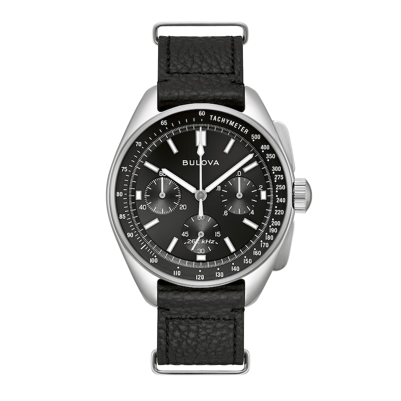 Men's Bulova Lunar Pilot Watch with Black Dial (Model: 96K111) | Zales