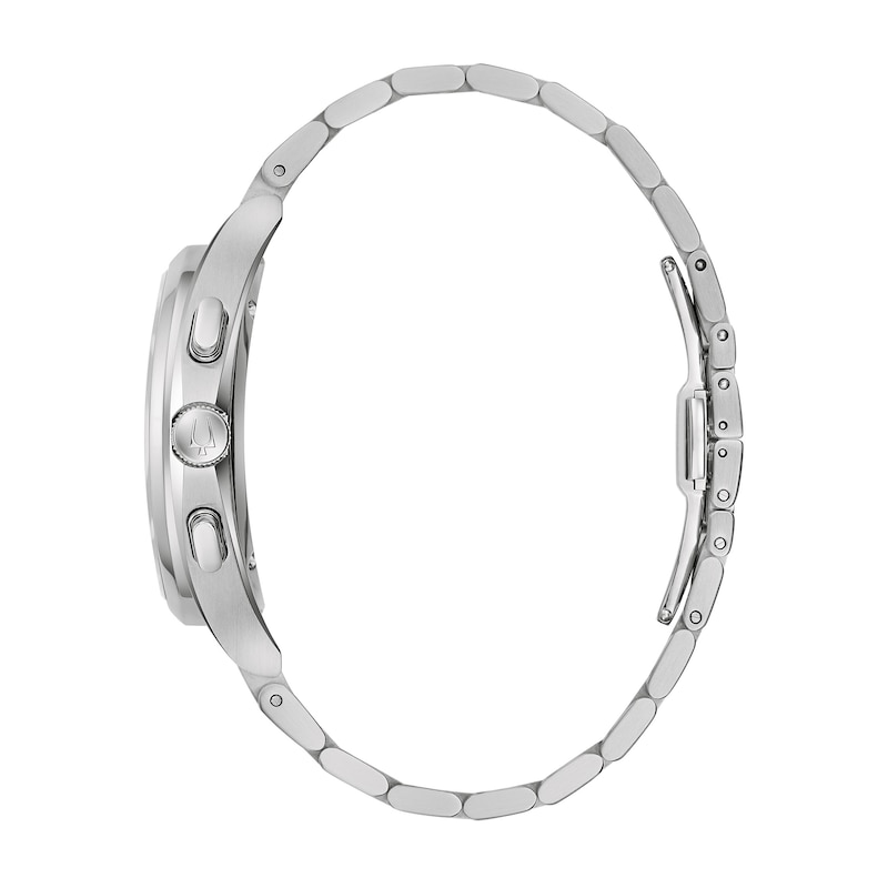 Main Image 3 of Men's Bulova CURV Chronograph Watch with Grey Dial (Model: 96A298)