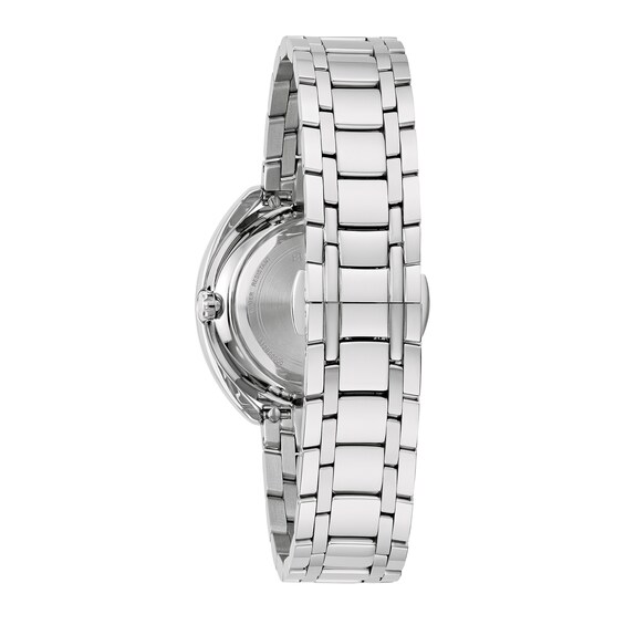 Ladies' Bulova Duality 1/8 CT. T.w. Diamond Interchangeable Bands Watch with Blue Dial (Model: 96X160)