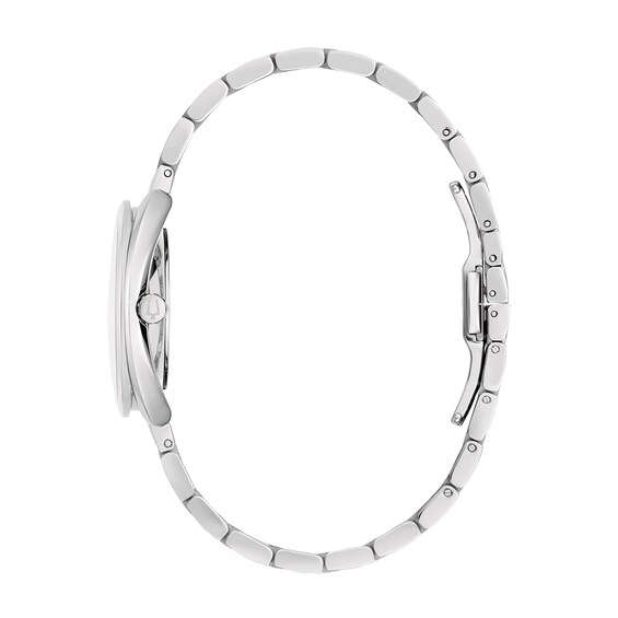 Ladies' Bulova Duality 1/8 CT. T.w. Diamond Interchangeable Bands Watch with Blue Dial (Model: 96X160)