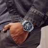 Thumbnail Image 2 of Men's Bulova Marine Star Automatic Watch with Blue Skeleton Dial (Model: 98A302)