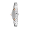 Thumbnail Image 2 of Ladies' Bulova Gemini Diamond Accent Two-Tone IP Bangle Watch with Tonneau Black Dial (Model: 98P216)