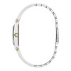Thumbnail Image 3 of Ladies' Bulova Gemini Diamond Accent Two-Tone IP Bangle Watch with Tonneau Blue Dial (Model: 98P218)