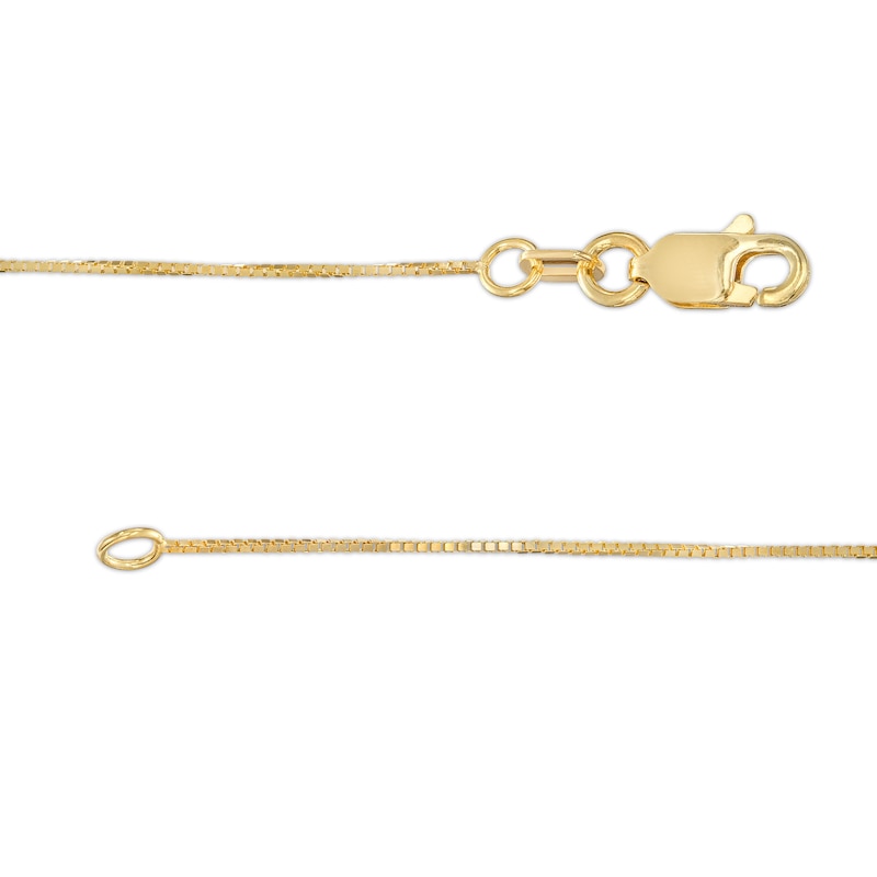 Essentials 15.0mm Hoop Earrings, Ball Stud Earrings and Box Chain Necklace Set in 14K Gold