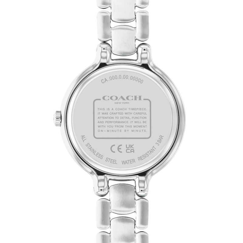 Ladies' Coach Chelsea Crystal Accent Watch with Silver-Tone Dial (Model: 14504124)