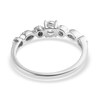 Thumbnail Image 2 of 1/3 CT. T.W. Diamond Art Deco-Inspired Vintage-Style Ring in 10K White Gold - Size 7