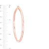 Thumbnail Image 2 of 60.0mm Hoop Earrings in Stainless Steel with Rose Ion-Plate