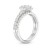 Thumbnail Image 3 of 1-1/2 CT. T.W. Princess-Cut Diamond Scallop Frame Bridal Set in 14K White Gold