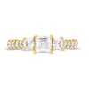 Thumbnail Image 4 of 1-1/4 CT. T.W. Princess-Cut Diamond Three Stone Tapered Shank Engagement Ring in 14K Gold (I/I2)