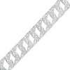Thumbnail Image 1 of 1 CT. T.W. Diamond Open Link Bracelet in Sterling Silver - 8.5"