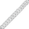 Thumbnail Image 0 of Men's 2 CT. T.W. Diamond Cuban Curb Chain Bracelet in Sterling Silver - 8.5"