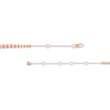 Thumbnail Image 1 of 2 CT. T.W. Diamond Tennis Choker Necklace in 10K Rose Gold - 16"