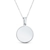 Thumbnail Image 2 of Angel Medallion Pendant in Sterling Silver