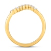 Thumbnail Image 2 of 1/3 CT. T.W. Marquise Diamond Linear Zig-Zag Ring in 10K Gold