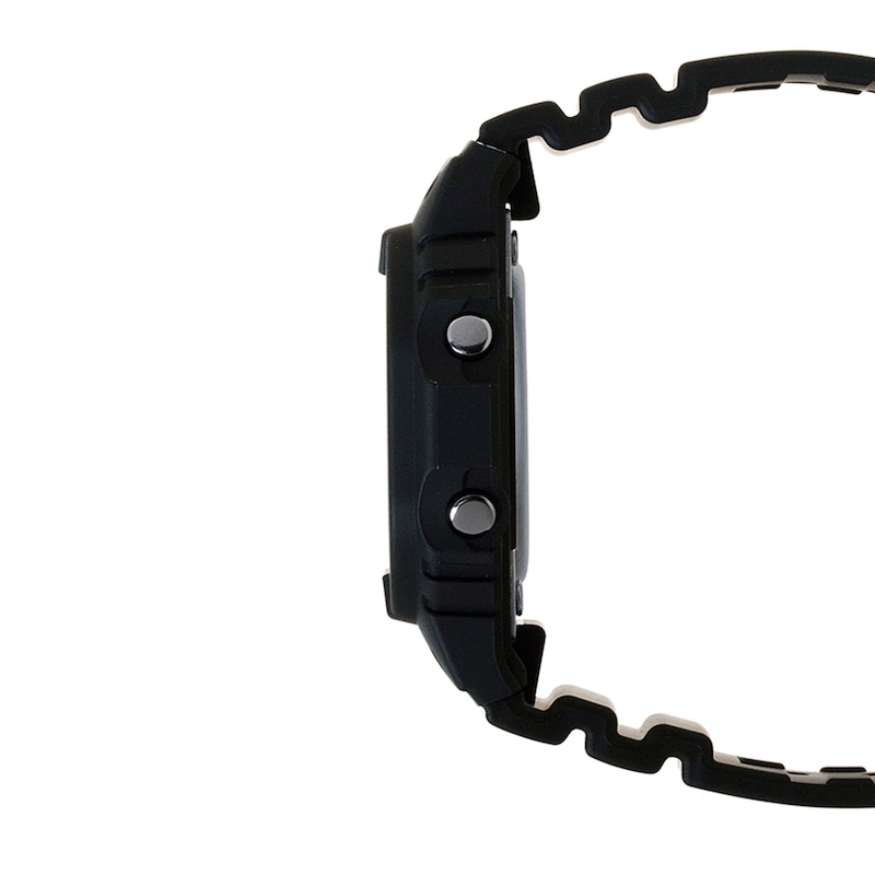 Main Image 3 of Ladies' Casio G-Shock Slim Black Strap Digital Watch with Octagonal Gold-Tone Dial (Model: GMDS5600-1)