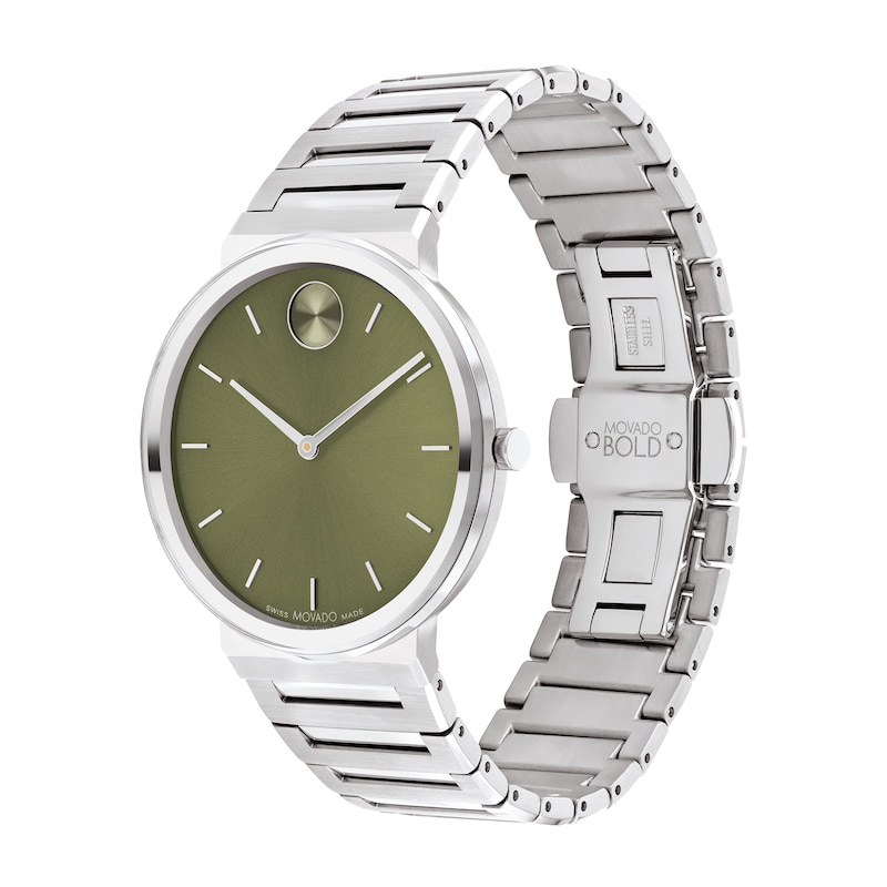 Main Image 2 of Men's Movado Bold Horizon Watch with Green Dial (Model: 3601074)
