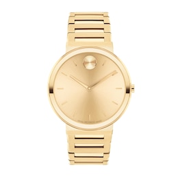 Men's Movado Bold Horizon Gold-Tone IP Watch with Gold-Tone Dial (Model: 3601081)