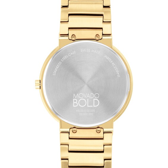 Men's Movado Bold Horizon Gold-Tone IP Watch with Gold-Tone Dial (Model: 3601081)