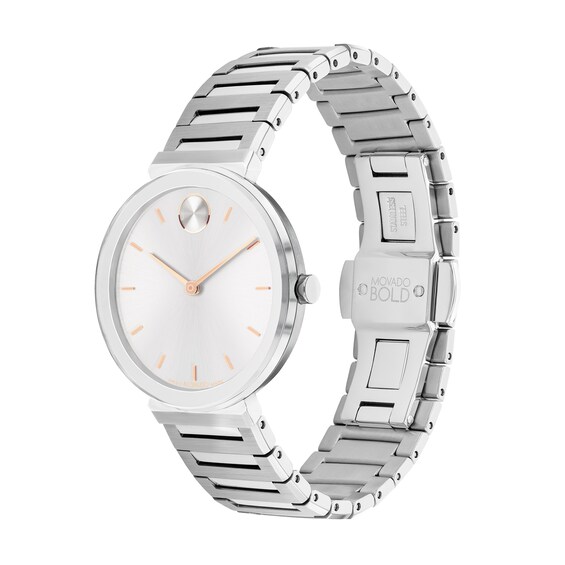 Ladies' Movado Bold Horizon Watch with Silver-Tone Dial (Model: 3601090)