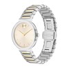 Thumbnail Image 2 of Ladies' Movado Bold Horizon Two-Tone IP Watch with Beige Dial (Model: 3601091)