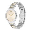 Thumbnail Image 1 of Ladies' Movado Bold Horizon Two-Tone IP Watch with Beige Dial (Model: 3601091)