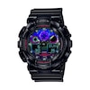 Thumbnail Image 1 of Men's Casio G-Shock Classic Black Resin Strap Watch with Rainbow Dial (Model: GA100RGB-1A)