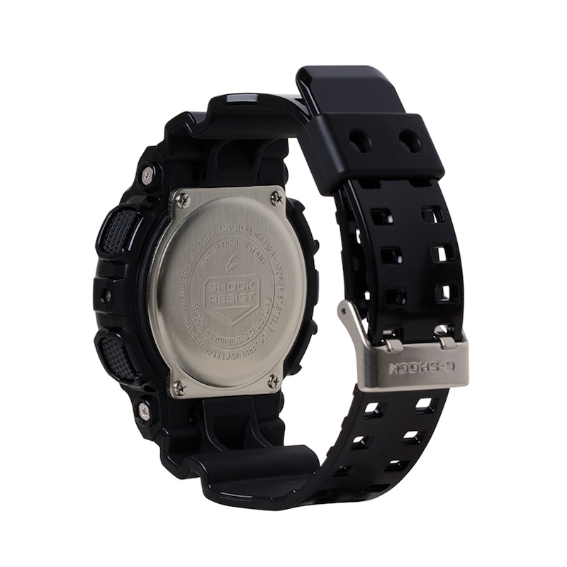 Main Image 2 of Men's Casio G-Shock Classic Black Resin Strap Watch with Rainbow Dial (Model: GA100RGB-1A)
