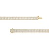 Thumbnail Image 3 of 6 CT. T.W. Diamond Triple Row Line Bracelet in 10K Gold