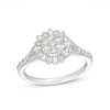 Thumbnail Image 1 of 1/2 CT. T.W. Multi-Diamond Art Deco Frame Ring in 10K White Gold