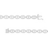 Thumbnail Image 3 of 2 CT. T.W. Diamond Mariner Chain Bracelet in Sterling Silver