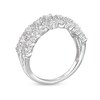 Thumbnail Image 3 of 1 CT. T.W. Diamond Floral Lattice-Style Ring in 10K White Gold