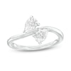 Thumbnail Image 1 of 1 CT. T.W. Pear-Shaped Diamond Sideways Toi et Moi Engagement Ring in 14K White Gold