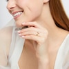 Thumbnail Image 2 of 1-1/2 CT. T.W. Pear-Shaped Diamond Toi et Moi Engagement Ring in 14K Gold