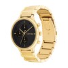 Thumbnail Image 2 of Ladies' Calvin Klein Gold-Tone IP Chronograph Watch with Black Dial (Model: 25200240)