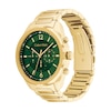 Men's Calvin Klein Gold-Tone IP Chronograph Watch with Green Dial (Model:  25200266) | Zales
