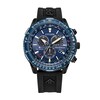Thumbnail Image 1 of Men's Citizen Eco-Drive® Promaster Air Two-Tone IP Chronograph Strap Watch with Blue Dial (Model: CB5006-02L)