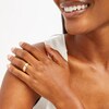 Thumbnail Image 2 of 1/4 CT. T.W. Diamond Trio Linear Row Band in 10K Gold