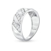 Thumbnail Image 3 of 1/2 CT. T.W. Diamond Slant Row Band in 10K White Gold
