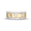Thumbnail Image 4 of 3/4 CT. T.W. Diamond Edge Center Station Band in 10K Gold