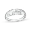 Thumbnail Image 1 of 1/4 CT. T.W. Diamond Bubbles Band in 10K White Gold