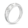 Thumbnail Image 3 of 1/4 CT. T.W. Diamond Bubbles Band in 10K White Gold