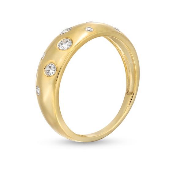 1/4 CT. T.w. Diamond Bubbles Band in 10K Gold