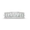 Thumbnail Image 4 of 1 CT. T.W. Diamond Edge Band in 10K White Gold