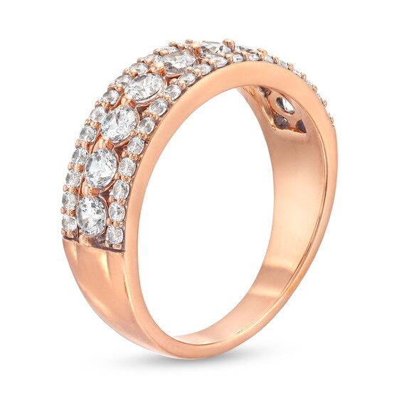 1 CT. T.w. Diamond Edge Band in 10K Rose Gold