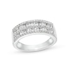 Thumbnail Image 1 of 3/4 CT. T.W. Diamond Multi-Row Band in 10K White Gold