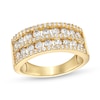 Thumbnail Image 1 of 1 CT. T.W. Diamond Multi-Row Band in 10K Gold